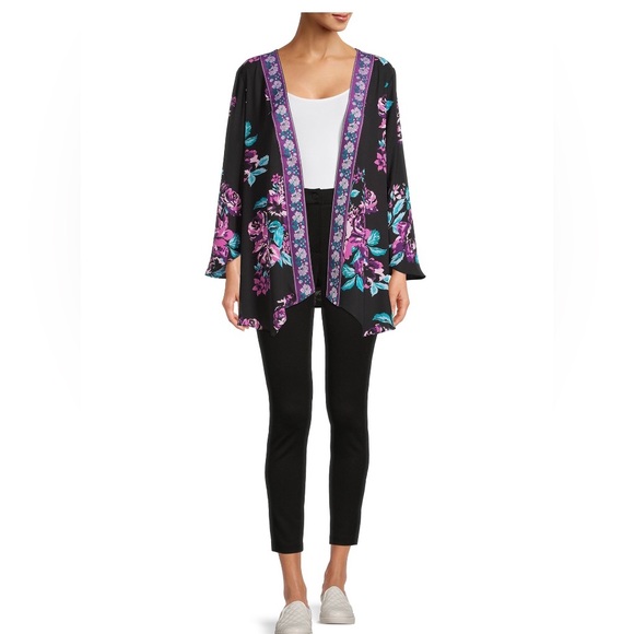 THE PIONEER WOMAN Black Jeggings Size 3/4X 22/24 Womens Zip Front New - Picture 3 of 10